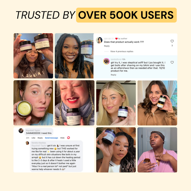 Customer photo and message about Complete Flare Care Duo | 4oz